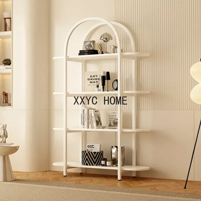 

Nordic Bookcases Display Storage Shelves Minimalist Living Room Closet Floor Bookshelf White Estante Para Livros Room Furniture