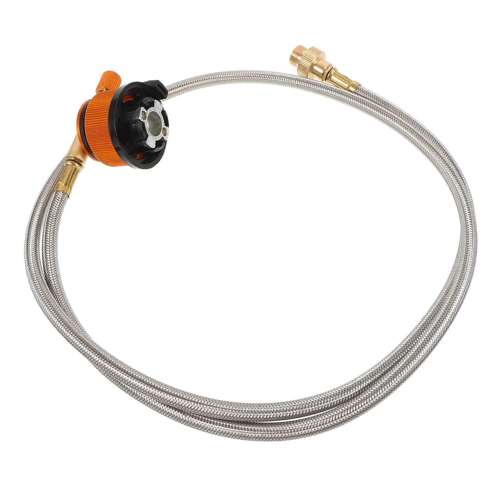 

1Set Propane Hose Adapter Small Converter Gas Tank Extension Hose Camping Furnace Burner Regulator Leak Proof Durable