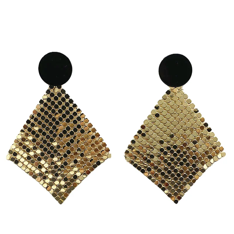 

Premium sequins European and American exaggerated earrings