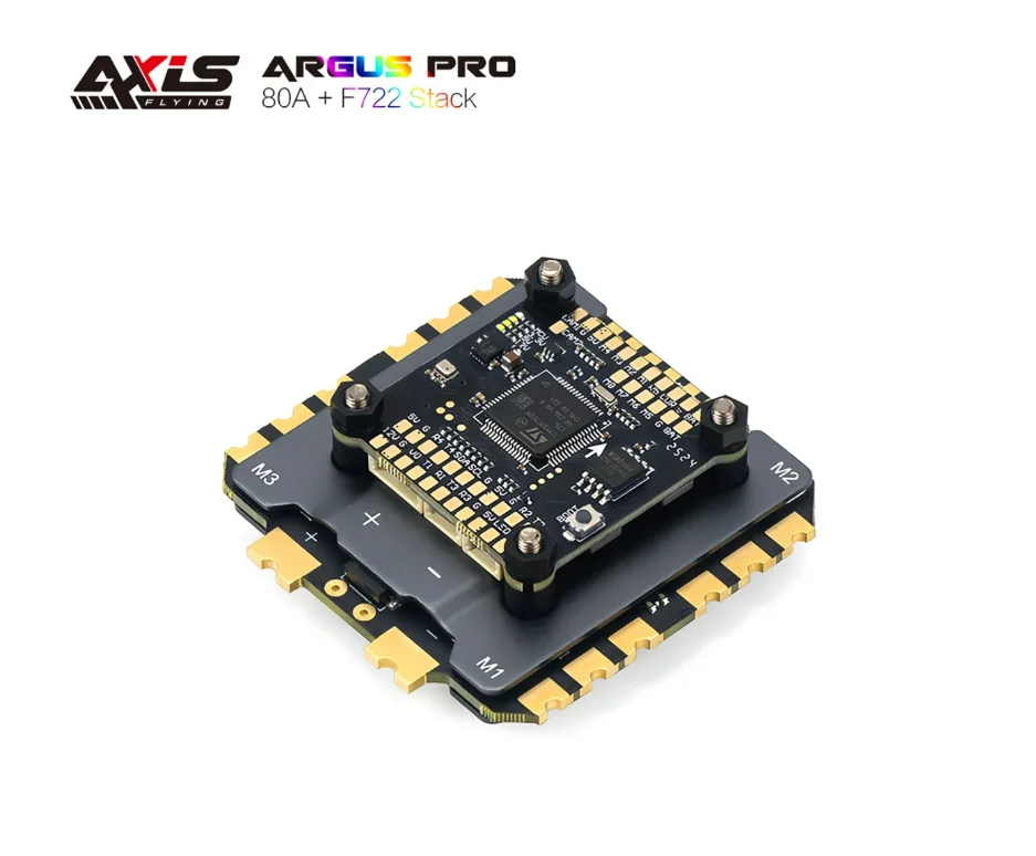 Axisflying Argus ECO F722 FC & ESC Stack, 8S 80A 120A 32bit combo met BLHeli_32, vluchtcontroller voor RC FPV Drone