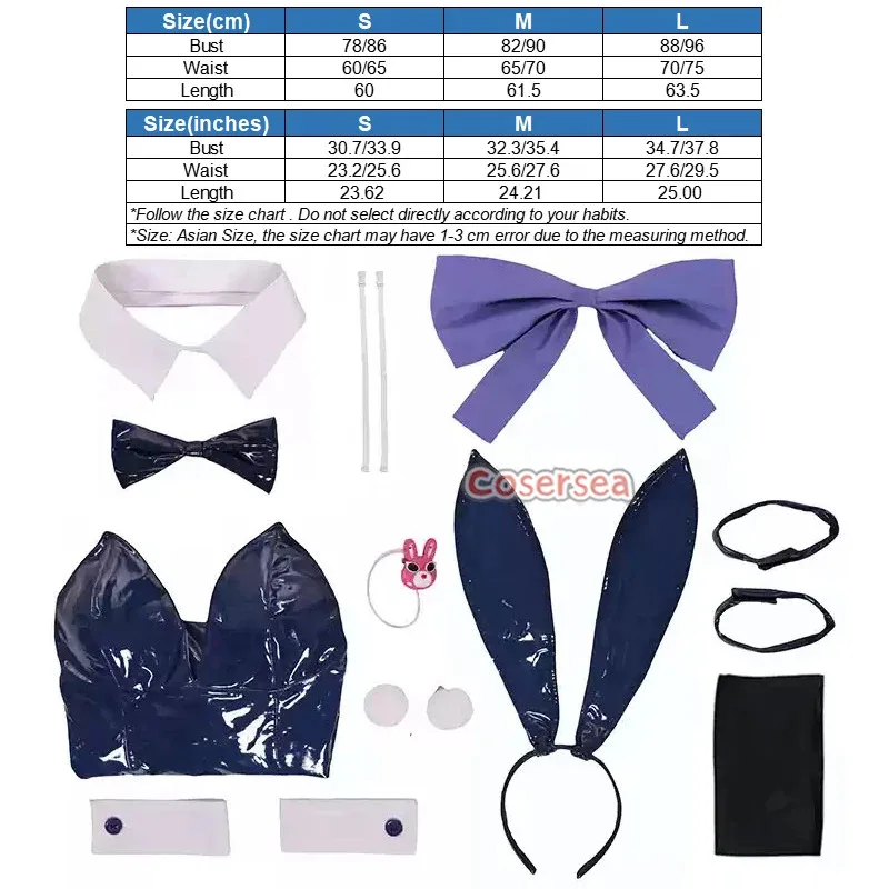 أزياء Cosersea Folkwang Mary التأثيرية أزياء Nikke آلهة النصر Folkwang ماري أرنب بدلة أرنب نسائية موحدة كوس الزي مجموعة كاملة