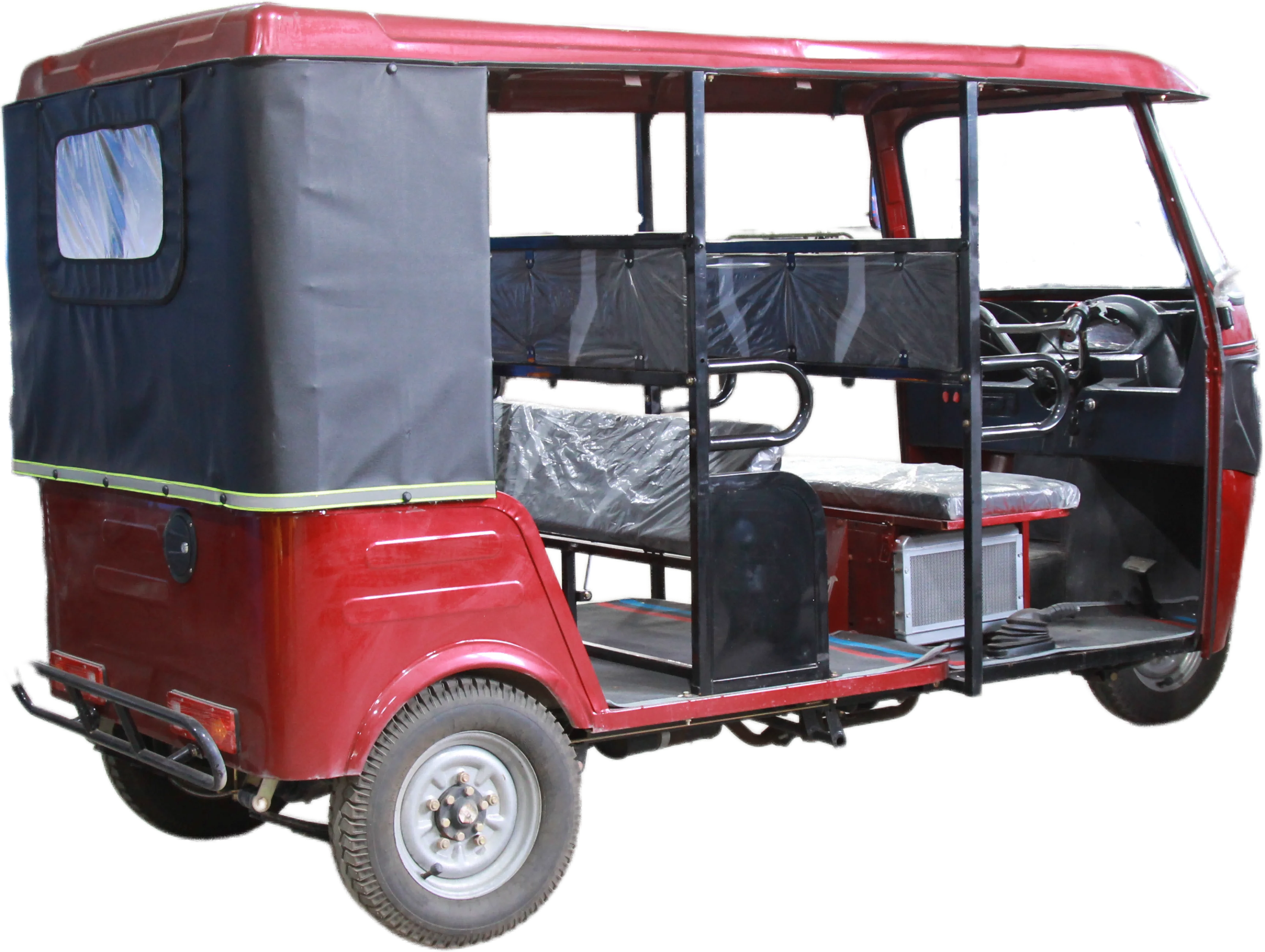 New Arrival Low Energy Manned Tuk Tuk for Africa Taxi Custom Color Worry-Free with Narrow Flexible Body