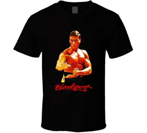 Bloodsport Camiseta de manga larga o corta, camisa de película de Jean Claude Van Damme