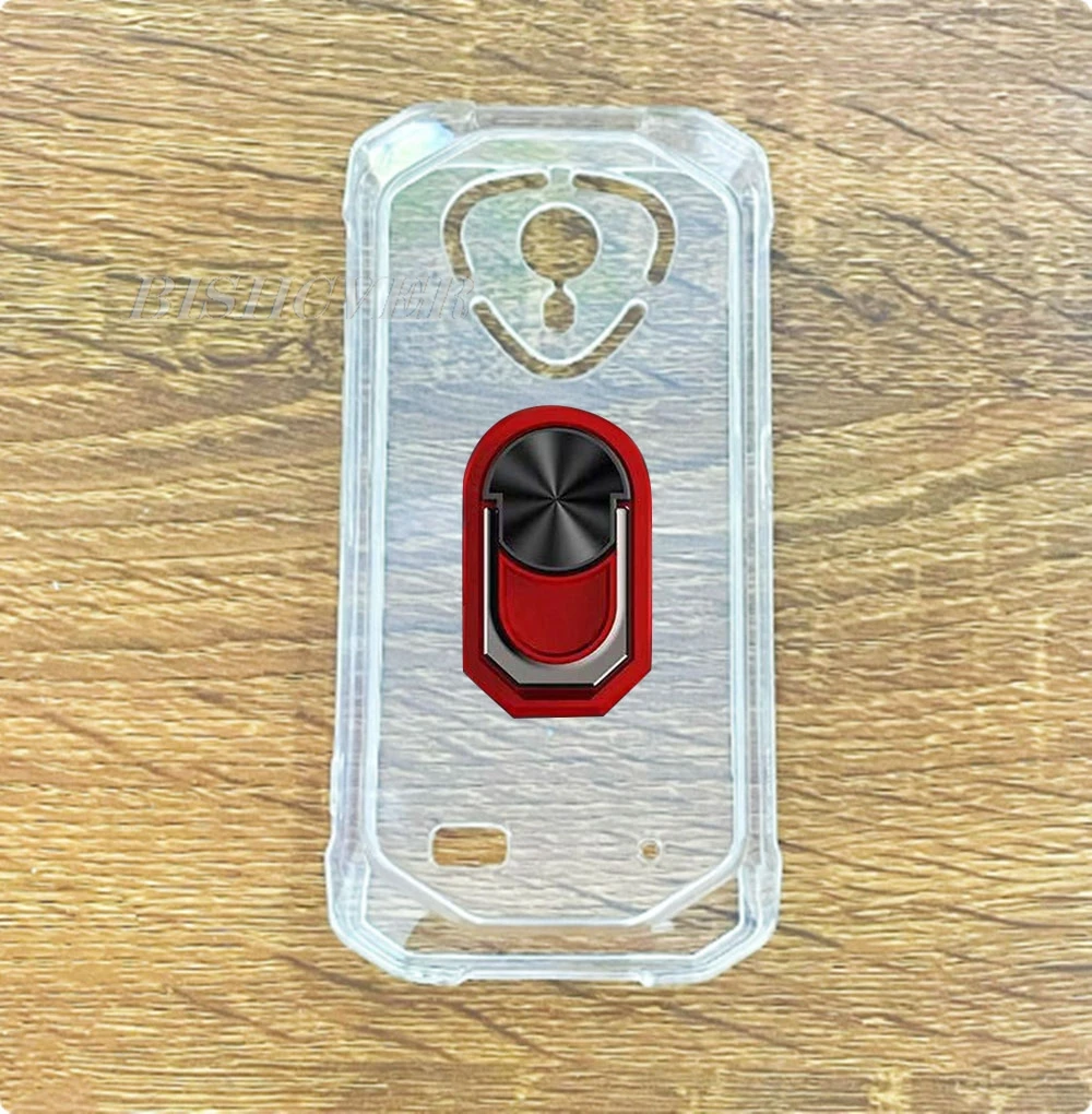 Magnet-Handyhülle für Cubot KingKong Mini 4 4,7 Zoll, Cubot KingKongMini4 Mini4, weiche TPU-Silikonhülle mit Ringhalter