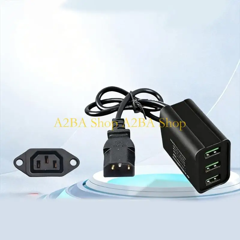 A2BA Portable USB Power Adapter For Ebike Scooter With Auto Polarity Detection