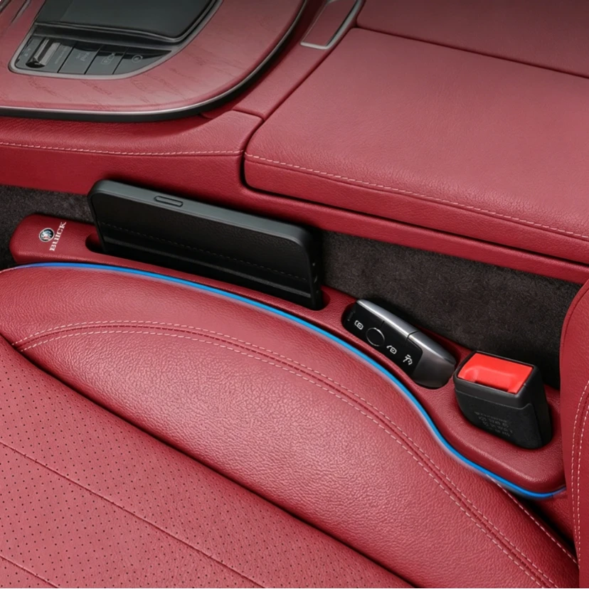 Organizador de Asientos con Múltiples Bolsillos (2 Piezas), Suave y Elástico, Relleno Universal a Prueba de Fugas para Autos y Camionetas, Evita la Pérdida de Teléfonos/Llaves