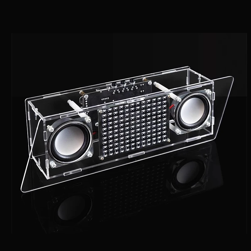 

Electronic DIY components Bluetooth speaker with music spectrum rhythm light circuit board welding practice board spare parts