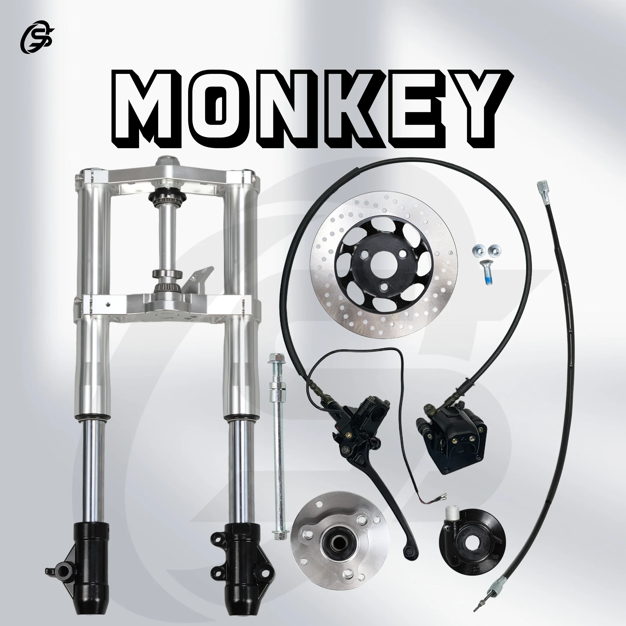 45mm 540mm Front Shock Absorber Kit Z50 CNC Fork Set Rebound Speed Unadjustable Motor Accessories Monkey Z50 Parts