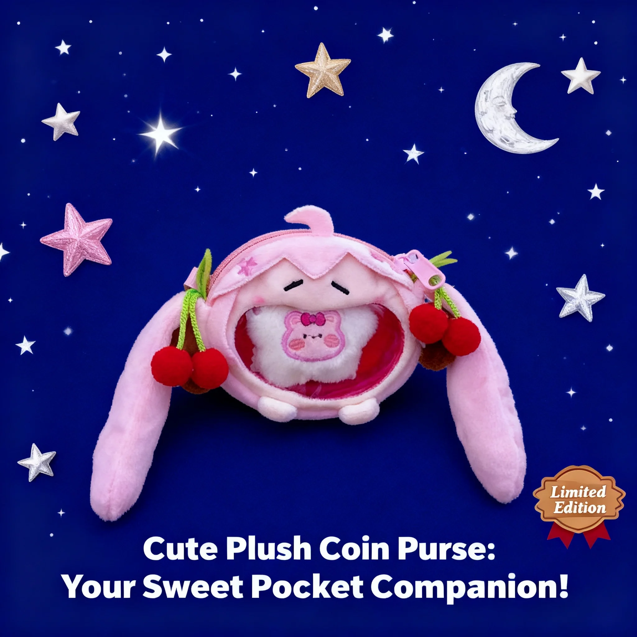 

Cute Cartoon Hatsune Miku Coin Purse Earphone Case Plush Doll Ita Bag Crossbody Keychain Wholesale Manufacturer