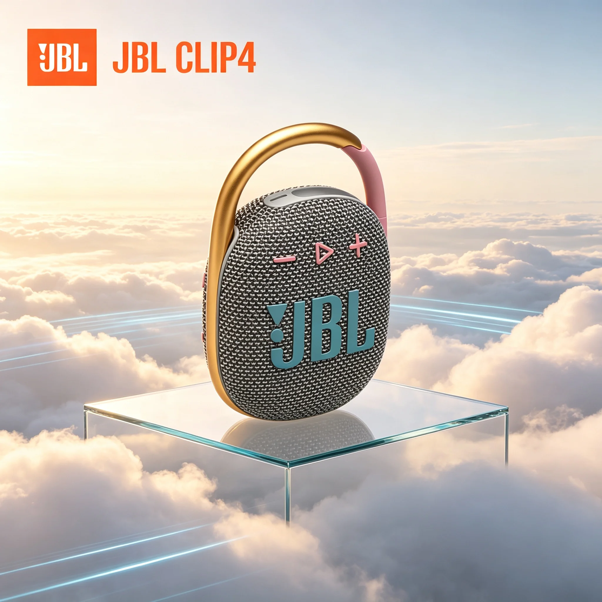 JBL CLIP4 IP67 Waterproof Bluetooth Speaker Portable Mini Wireless Loudspeaker With Carabiner Outdoor Camping Travel Audio