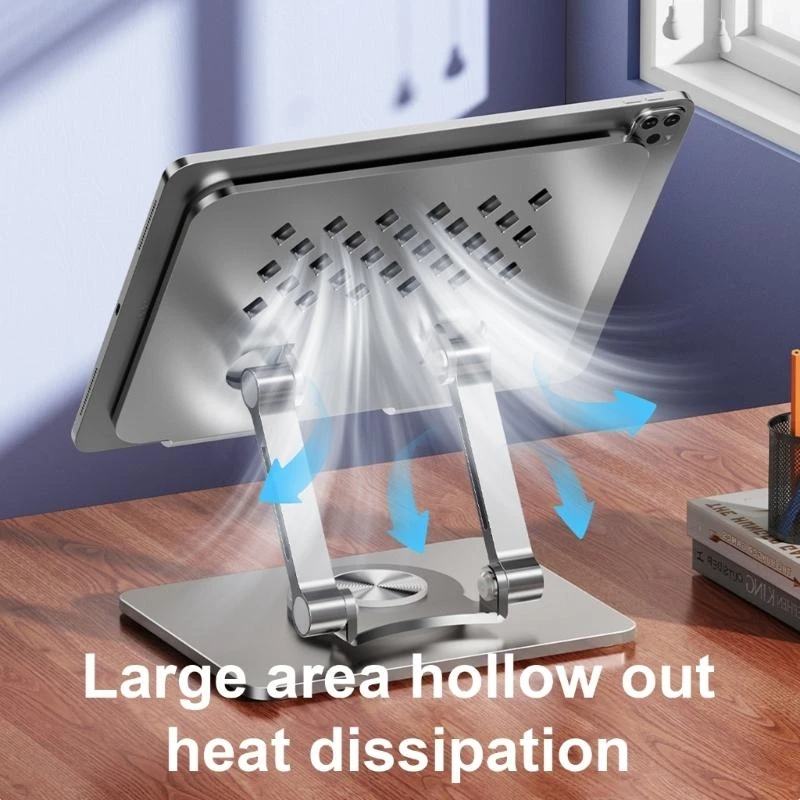 

Flexible Tablet Holder with 360Swivel Full Metal Body for Study and Entertainment D2RC