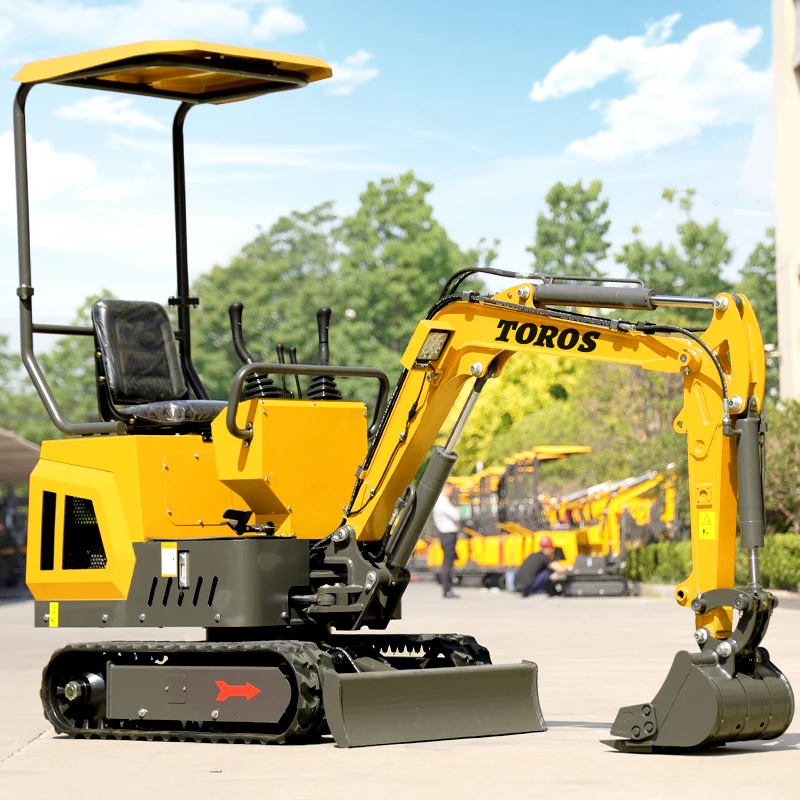 Made in China 1000KG  Excavator Mini Earth Digger EPA Engine 1Ton Small Hydraulic Digger Various Accessories Customized