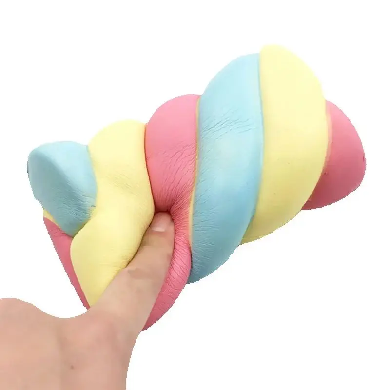 TOBEFU Cute Marshmallow Squishy PU Scented Antistress Squishes Slow Rising Toys for Kids Gift