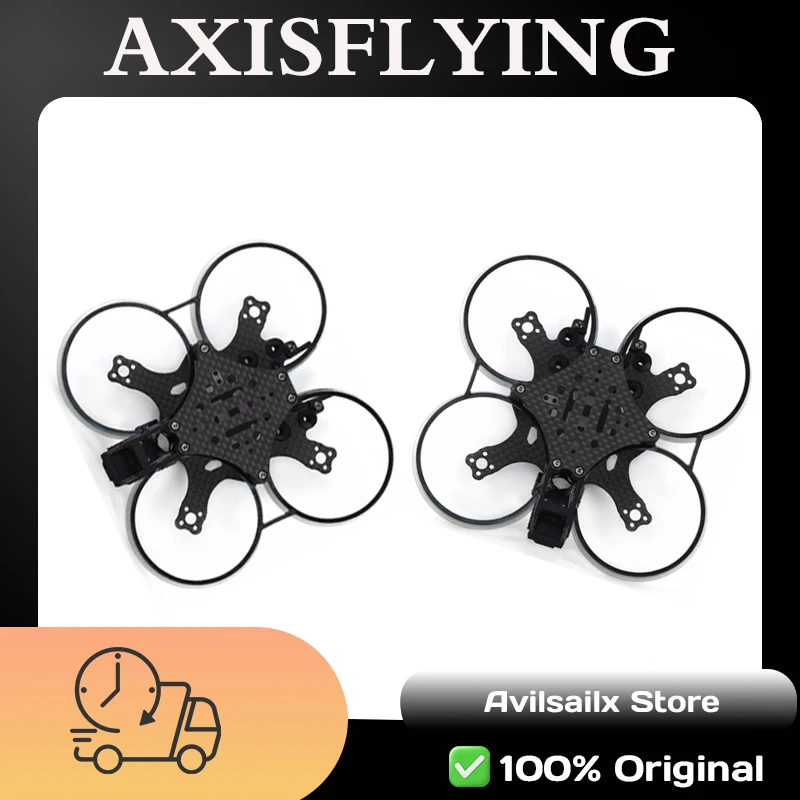 

Axisflying Cineon C20 V2 2inch FPV Drone Frame Kit with Guards DJI O3 Version Cinewhoop for Freestyle FPV Drone DIY Parts