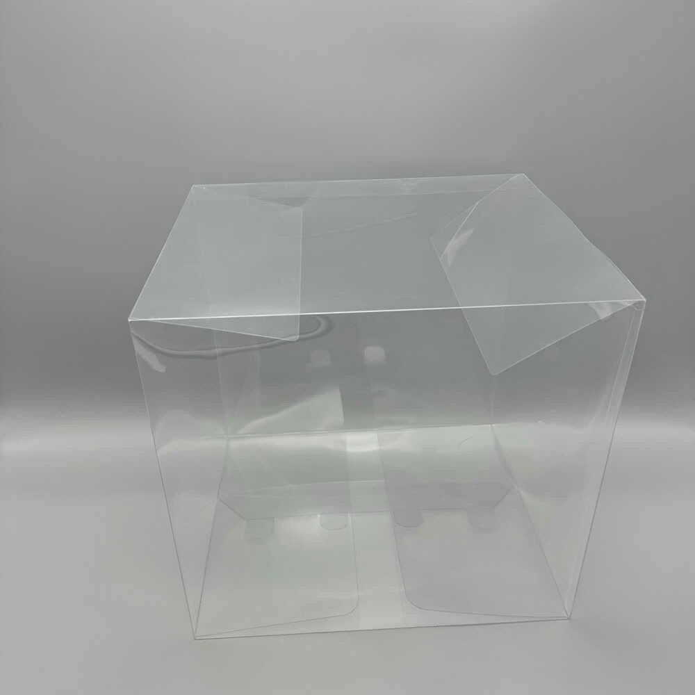 Caja de almacenamiento de plástico transparente para reestación, caja de exhibición de alta calidad para mini juegos Arcade, PET