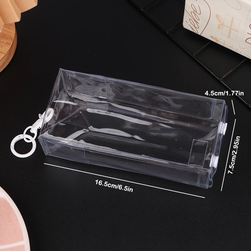 1Pc Gefüllte Plüsch Puppe Spielzeug Transparent Display Lagerung Tasche Organizer Schlüsselbund Tragbare Staub-Proof Fall Taschen Für Cartoon Puppen