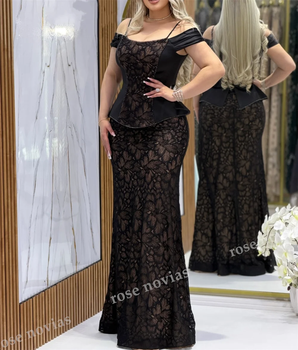 Customized Formal Evening Evening Dress 2026 Trumpet Long Dresses Lace Off-the-shoulder Elegant Party Wedding Matching