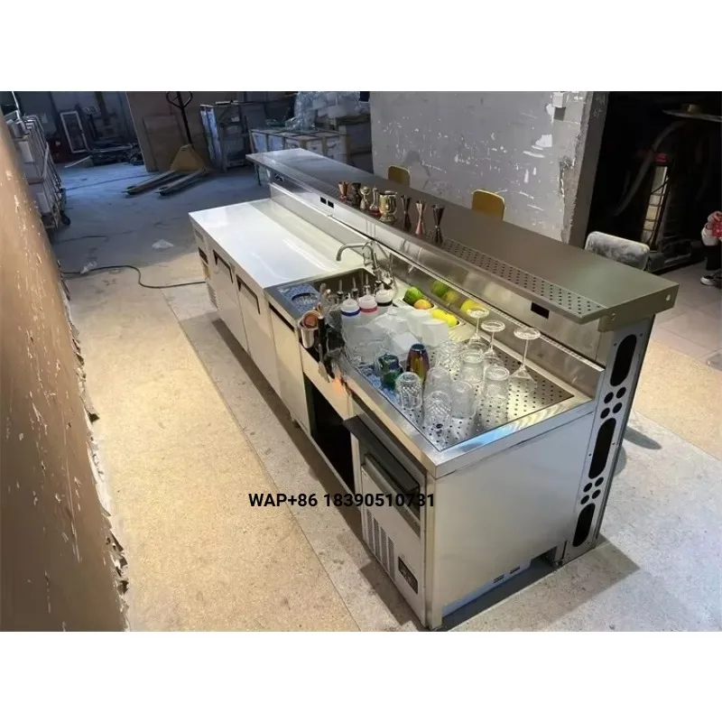 Commercial Cocktail  for Events Whole Set bar Equipment Cocktail Bartender Station bar Ice Well