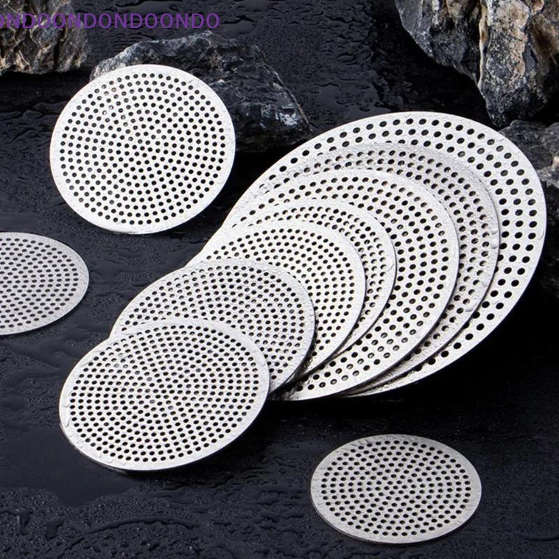 1mm Thick Rustproof Stainless Steel Floor Drain Hole Filter Round Shower Drain Cover for Home Use