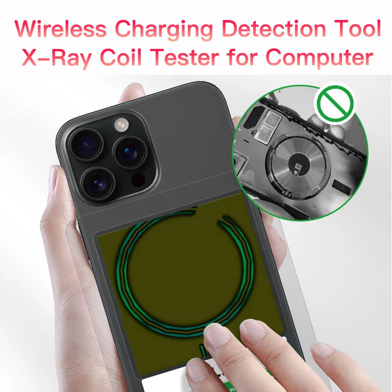 

Инструмент обнаружения беспроводной зарядки 2UUL MT11, тестер рентгеновской катушки для ремонта компьютеров и мобильных телефонов, необходимое испытательное оборудование