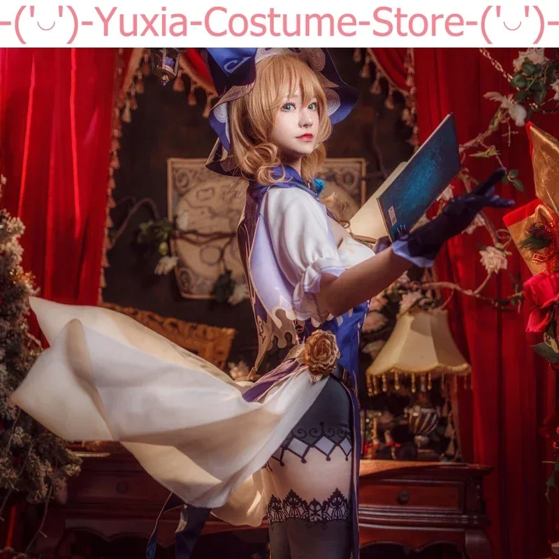 Anime! Genshin Impact Mondstadt Lisa Librarian Magician Dress Lovely Uniform Cosplay Costume Halloween Party Outfit Women NEW