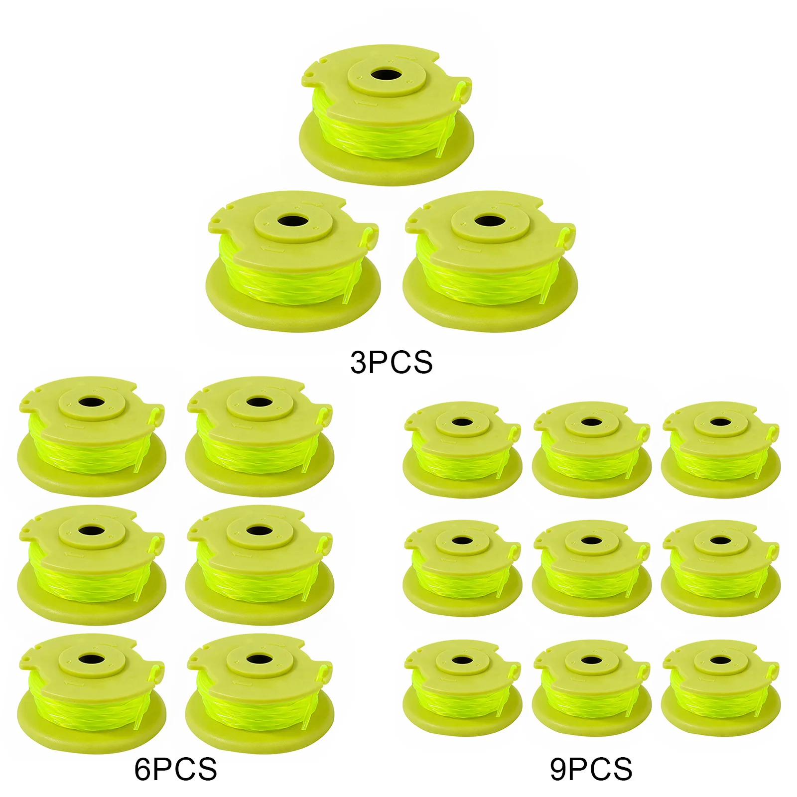 Lawn Mower Spools For RYOBI Lithiumion Lawnmower Easy Installation Nylon Lawnmover Trimmer Line Lawnmower Spool & Cover Cap Kit