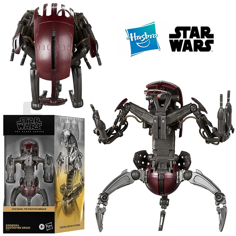 Hasbro Star Wars The Phantom Menace Droideka Destroyer Droid The Black Series 16Cm Original Action Figure Model Toy Gift