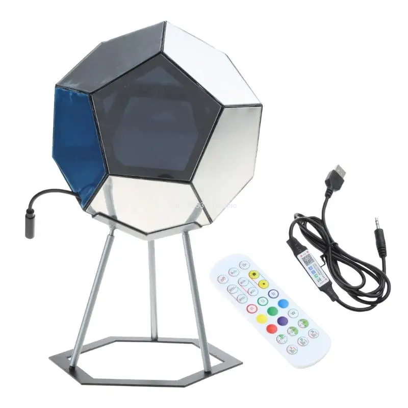 

Dropship Modern Dodecahedron Gaming Light Stylish LED Cubes Lamp for Bedroom 7 Colors Gaming Room Night Lamp for Wedding