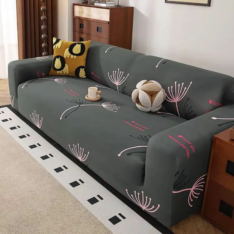 Pistil-Muster Weicher Sofabezug Rutschfester Sofaschutzbezug Maschinenwaschbar Geeignet für Wohnzimmer-Heimdekoration