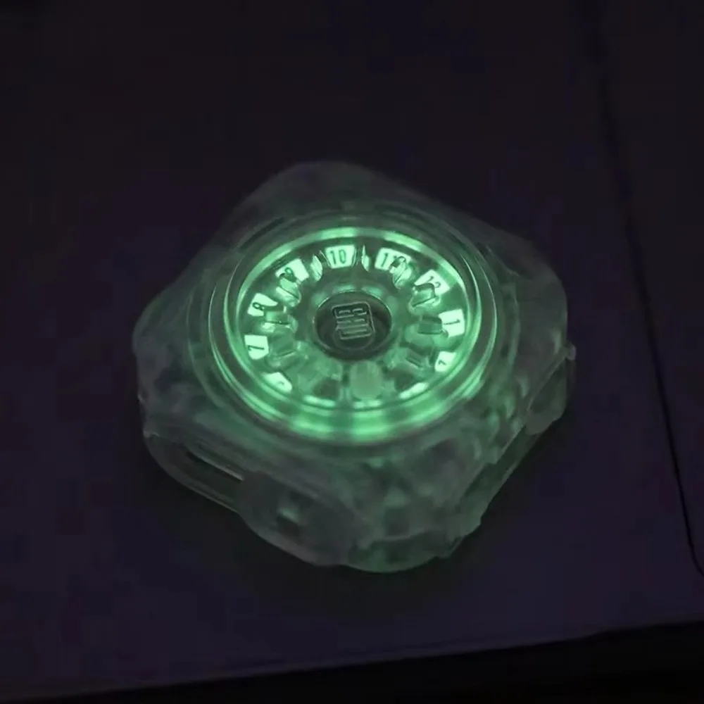 Luminous Fidget Slider Noctilucent Push Slider Mechanical Slider Roller Design Mechanical Structure Fidget Spinner Desk