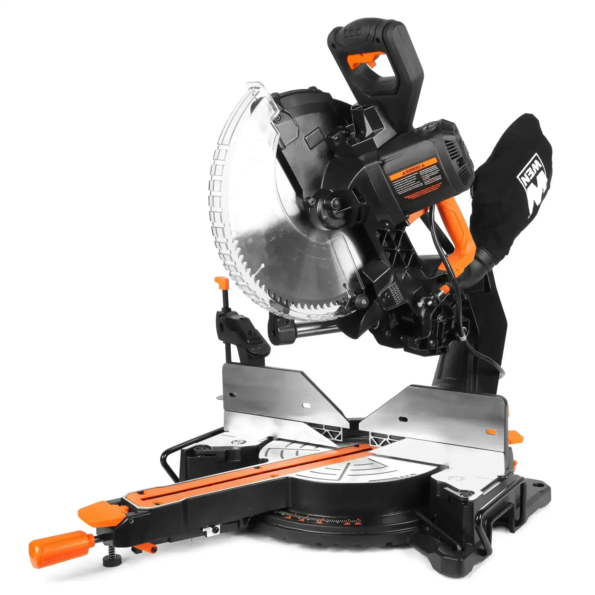 WEN-Dual Bevel deslizante composto de Miter Saw com LED Cutline, ferramentas eléctricas, serra eléctrica, 15-Amp, 12 ", EUA, Novo