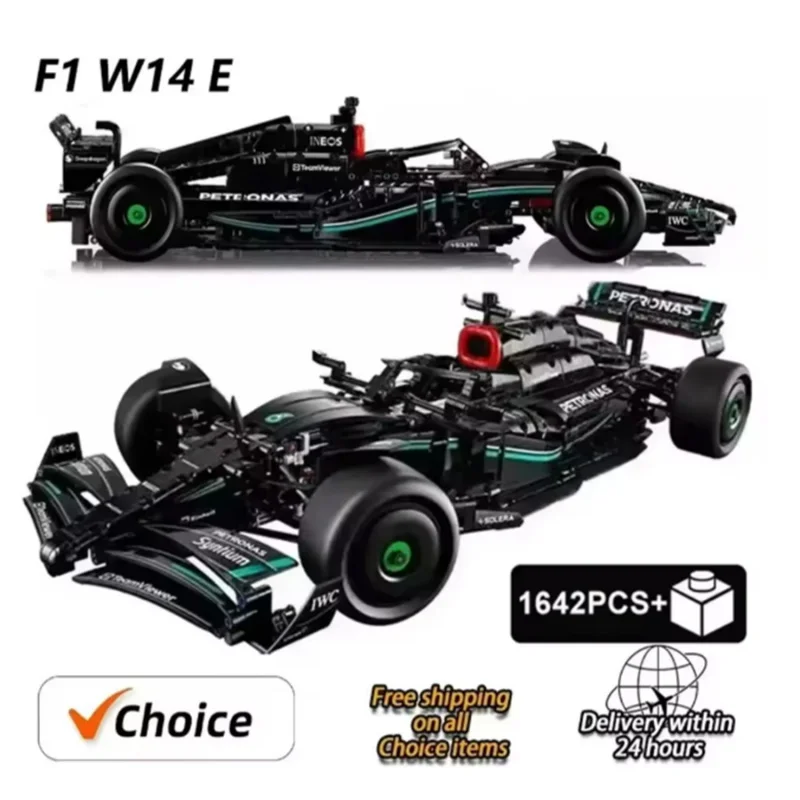 tecnico-f1-w14-e-42171-auto-da-corsa-performance-1642pcs-building-blocks-sport-car-model-kit-veicolo-giocattolo-regalo