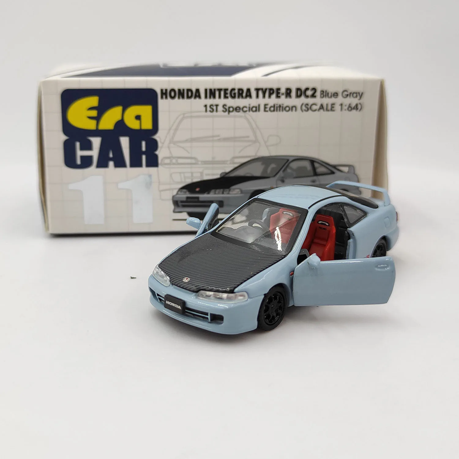 

Era 1:64 Scale Diecast Alloy Honda Integra Type-R DC2 Coupe Toys Cars Model Classics Adult Gifts Souvenir Static Display