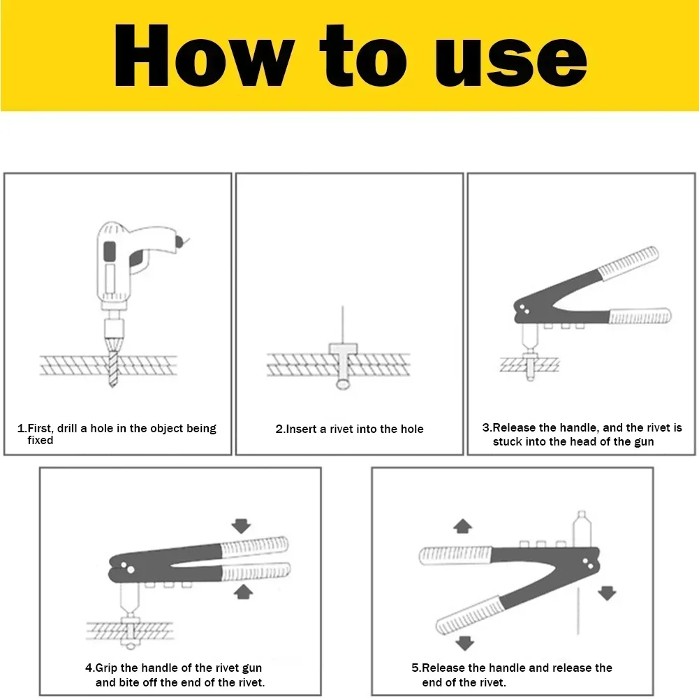 Removível Metal Rivet Gun, Automotive Prevent Gun, Ferramenta manual de corrosão profissional, Anti-ferrugem para DIY