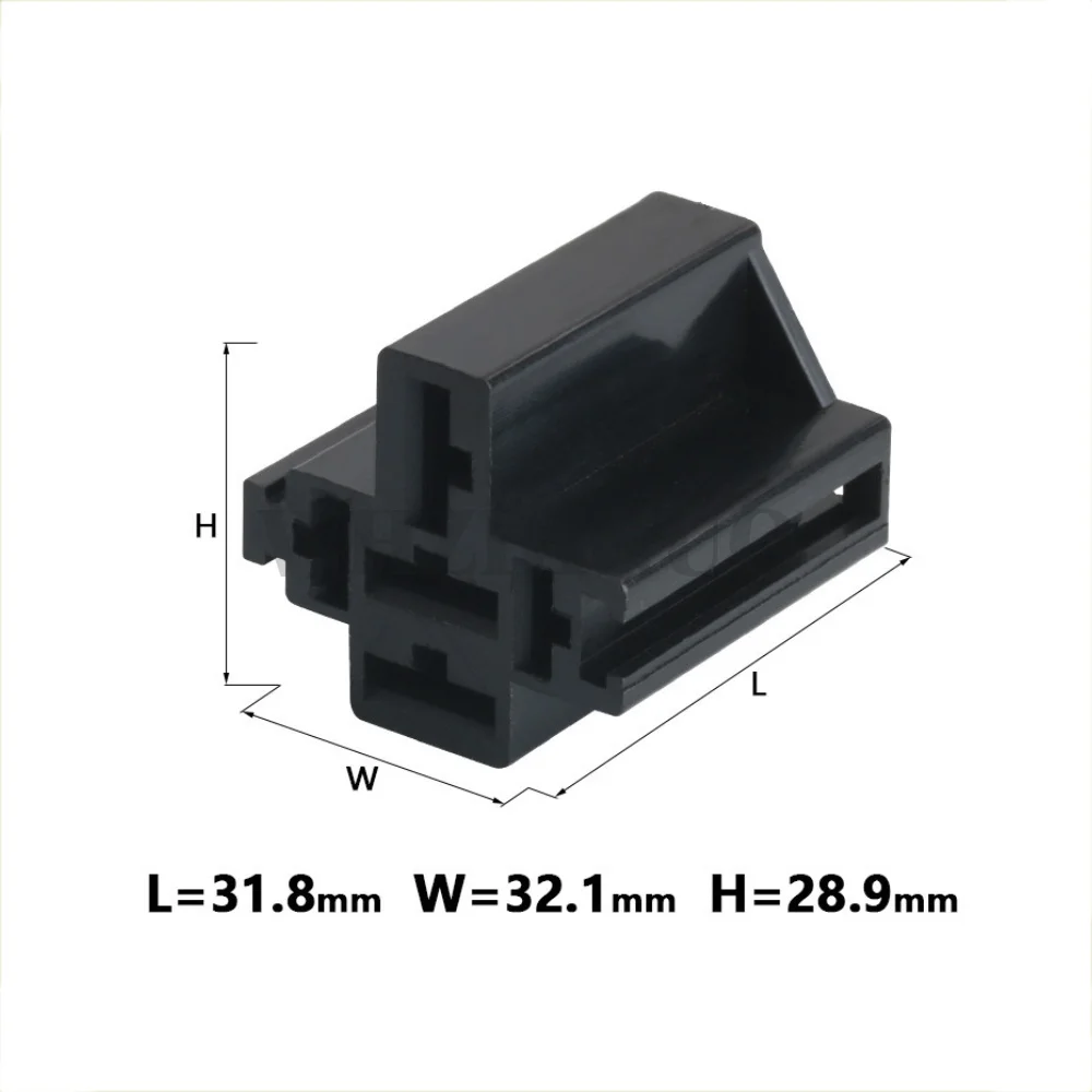 5sets 5 Way 5 Pin Terminal Relay Case Holder 12V 30A/40A with 15Ppc 9.5mm 10pc 6.3mm Terminal 5 PinRelay Connector