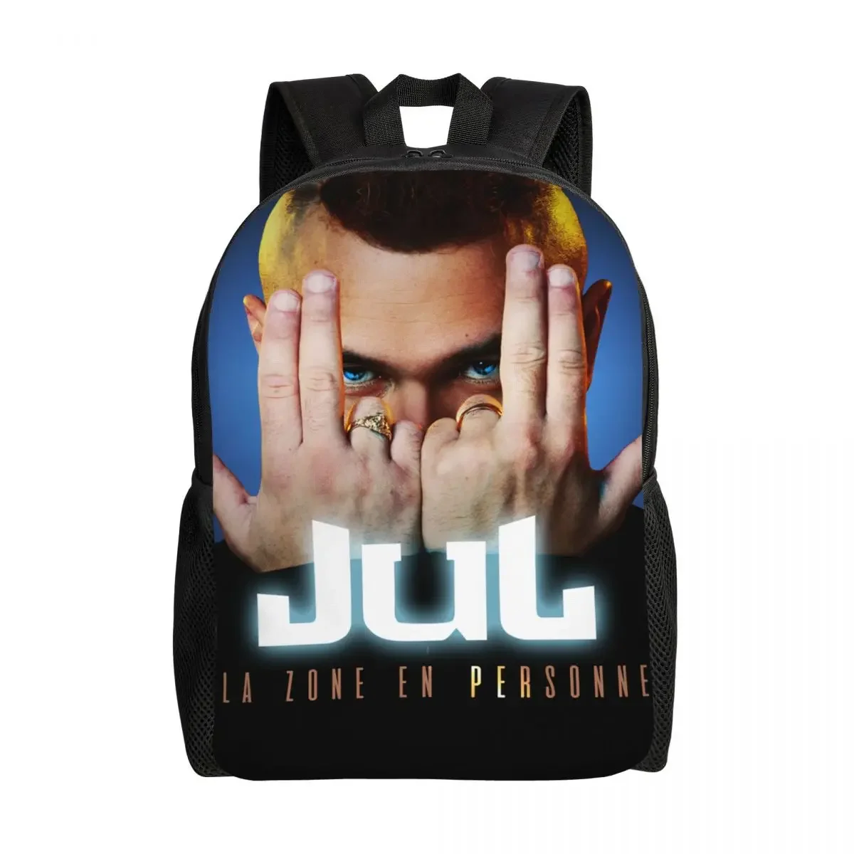 

Custom Jul Laptop Backpack Women Men Fashion Bookbag for School College Students French Rapper Bag