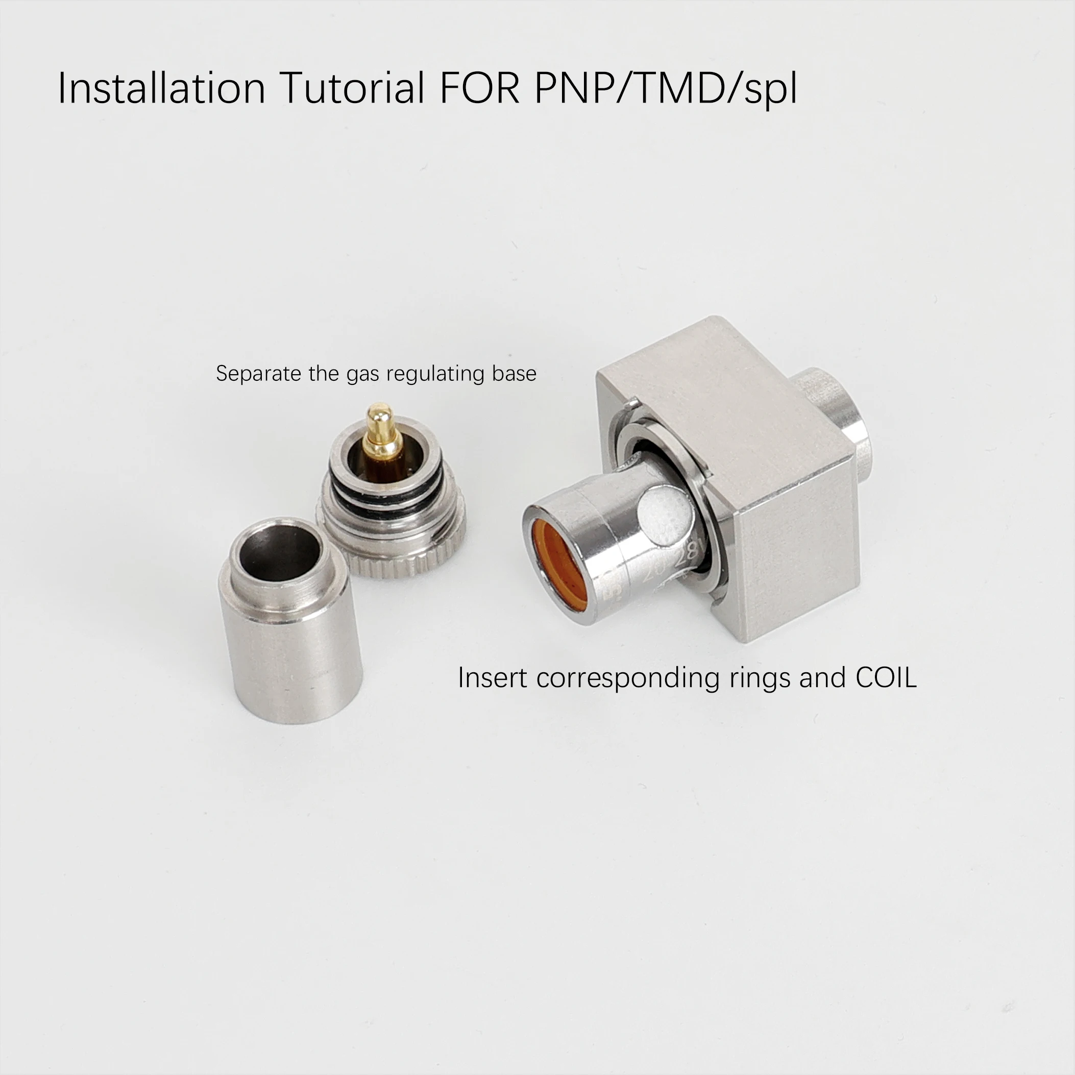 VIP RBA Boro Bridge Tank Atomizer PNP TMD SPL10 Feelin F-lexus Blok 857 Coil لأجهزة Boro / Billet / BB Mod Kit #3