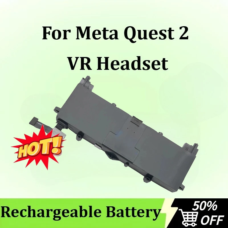 

For Meta Quest 2 VR Headset Li-ion Batteries Replacement Part Accessories Battery