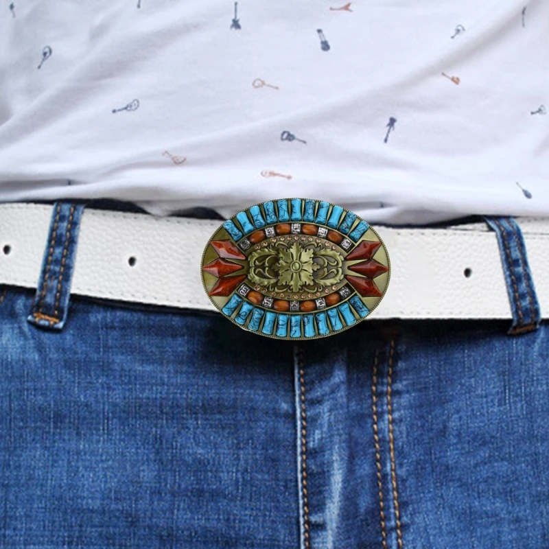 Carved Belt Buckle for Waist Belt Replacement Cowboy Clothing Accessories Dropshipping