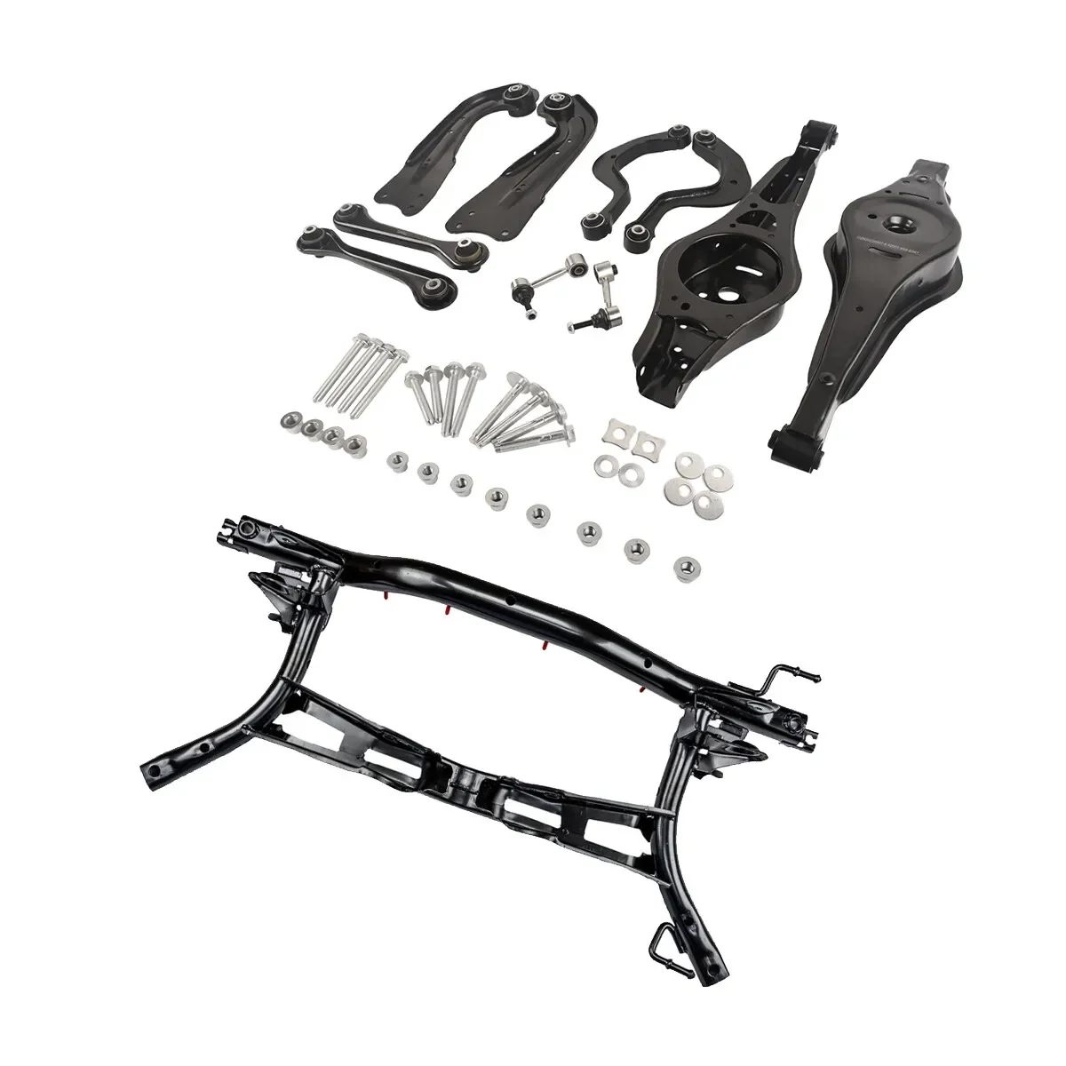 AP01 For VW Golf 5 6 Touran A3 Rear Subframe Crossmember Suspension Control Arm Kit 1K0505465C 1K0505323N 1K0501530B