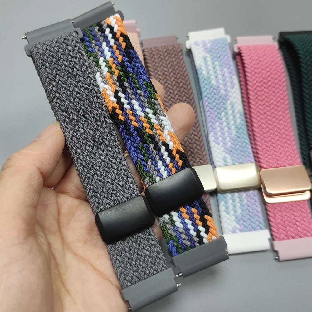 Für Amazfit Bip Max Bip6 5 UNITY Bip3 U S Pro 20mm 22mm Nylon-Fallschirm-Uhrenarmband für Amazfit Balance 2/Cheetah 2 Sportarmband – Detail 17