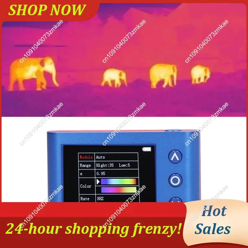 

Daily Sale 320X240 Resolution Infrared Thermal Imaging Camera 2.4In LCD Display 8Hz USB Handheld