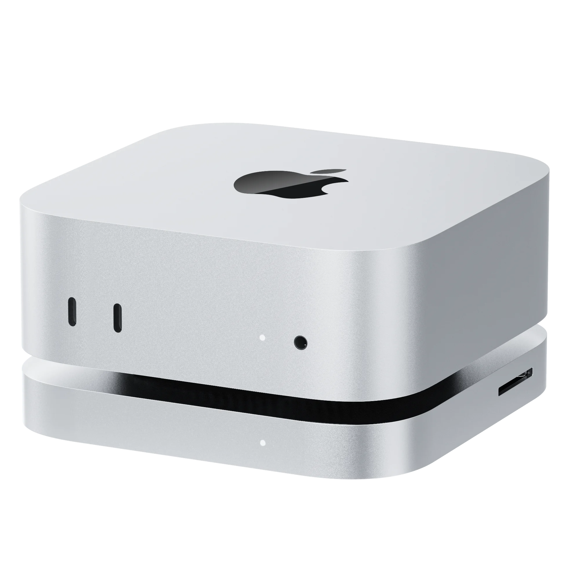 Mate Mini Mac M4 Dock 2TB 4TB SSD Enclosure USB C HUB Support 80Gbps Thunderbolt 5 2.5G Lan Mac Mini M4 Accessories for Mini PCs