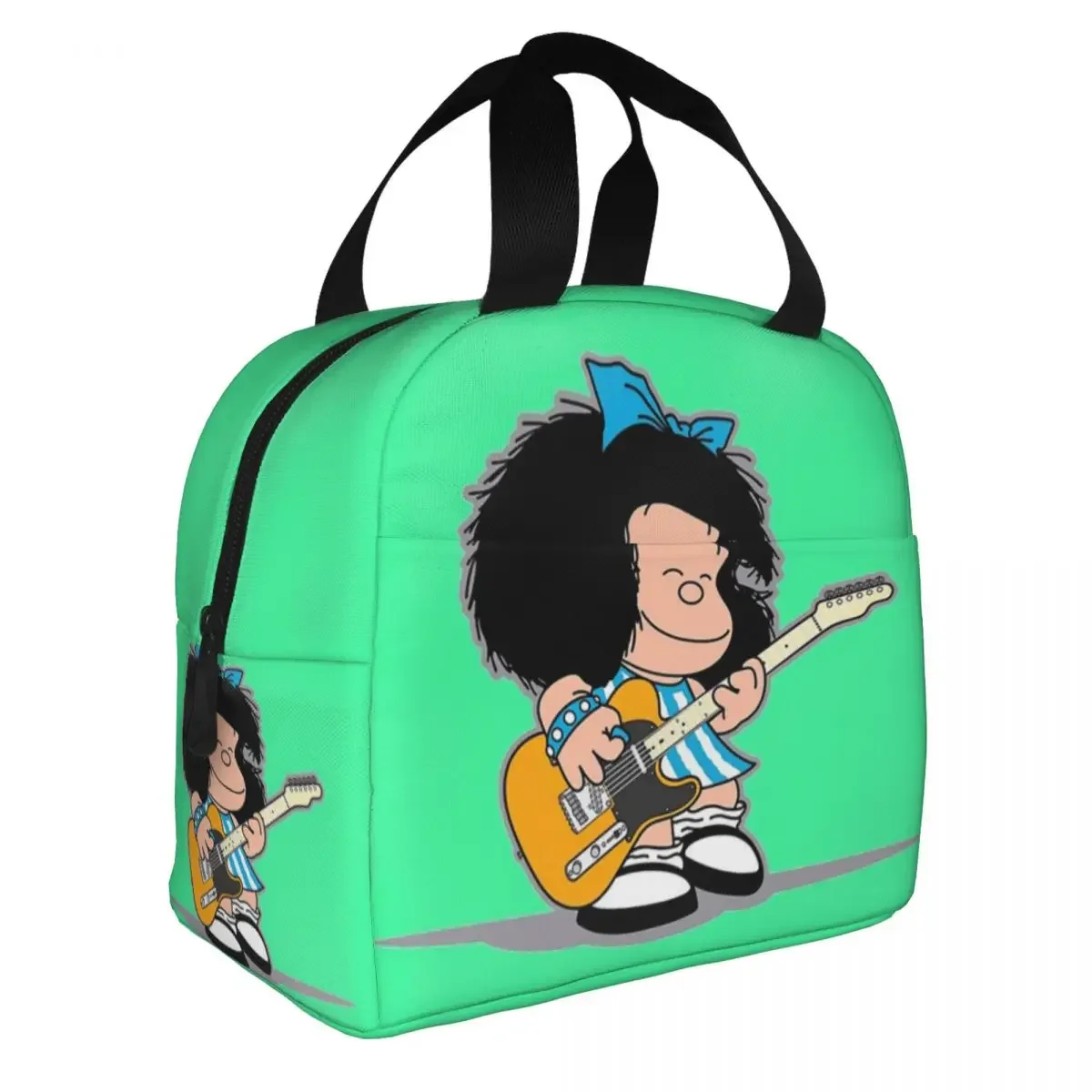 Mafalda Kawaii Cartoon Insulated Lunch Bags Cooler Bag Meal Container High Capacity Lunch Box Tote Food Bag School Picnic