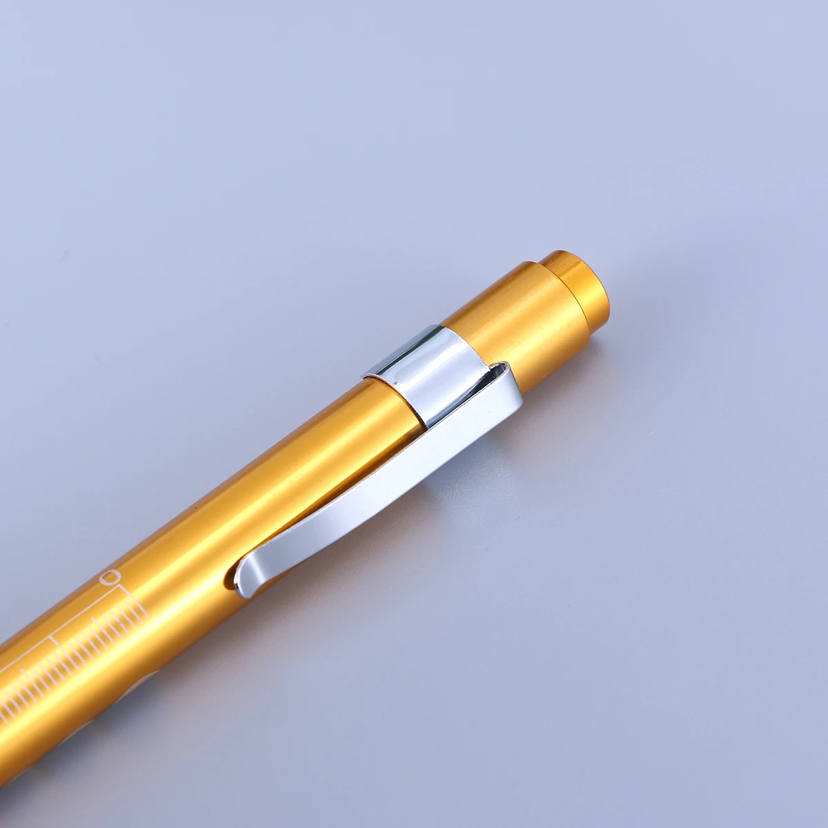 

2 Pcs Yellow Pupil Pen Light Nurse Accessories for Work LED Aluminum Alloy Lights Nurses