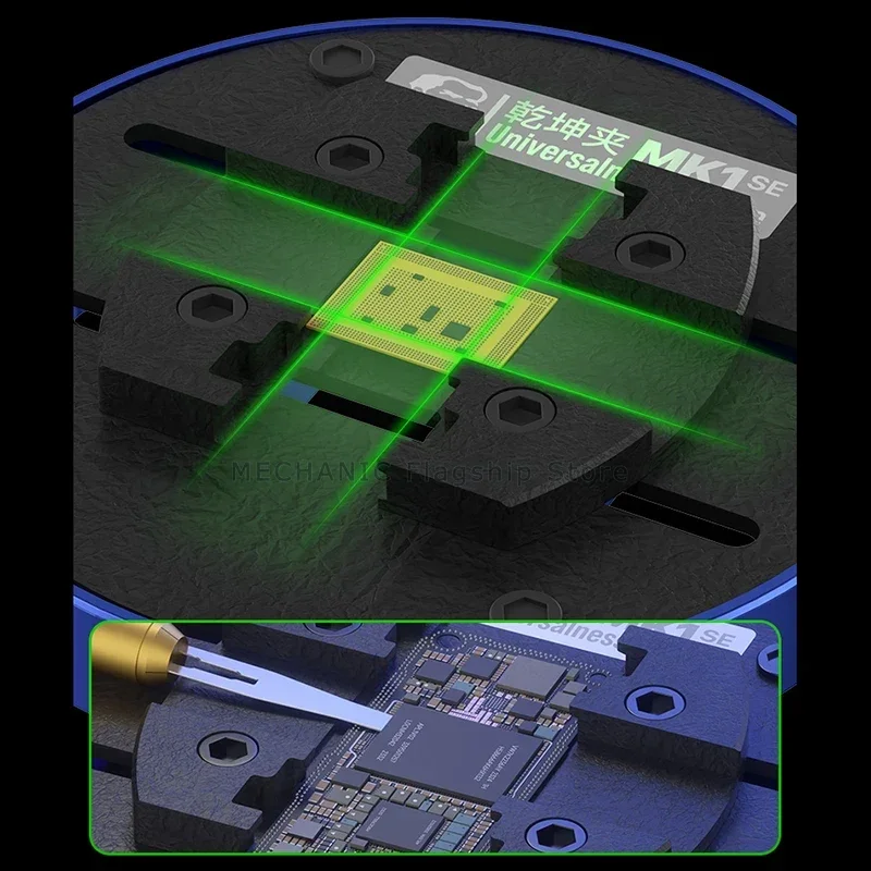 Perlengkapan Universalness MK1 SE Mekanik untuk Chip CPU Motherboard Penjepit Perbaikan Komprehensif Timah Pengikis Lem Penghilang Tetap