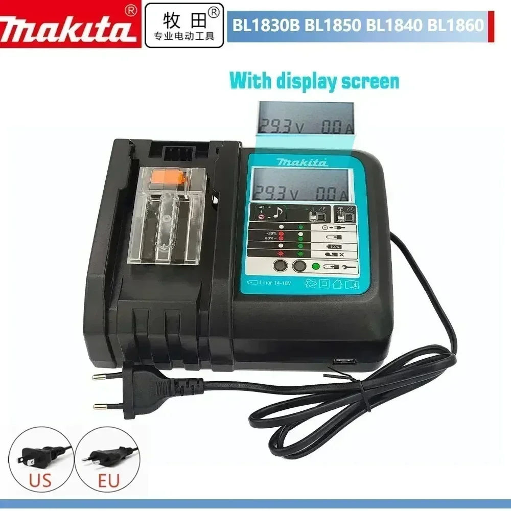 Official Original Makita 18v 6.0Ah battery BL1850b BL1850 BL1860 BL1860 BL1830 BL1815 BL1840 LXT400 for makita tools drill