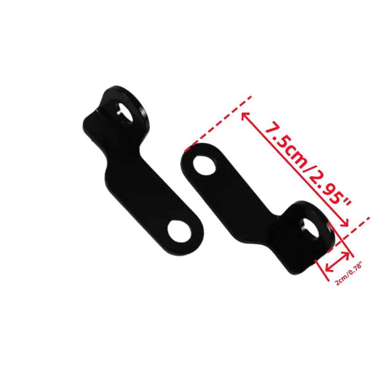 Motorcycle Turn Signals Indicator Light Holder Relocation Bracket Front  for Harley  Dyna 91-05&Sportster XL 883 1200