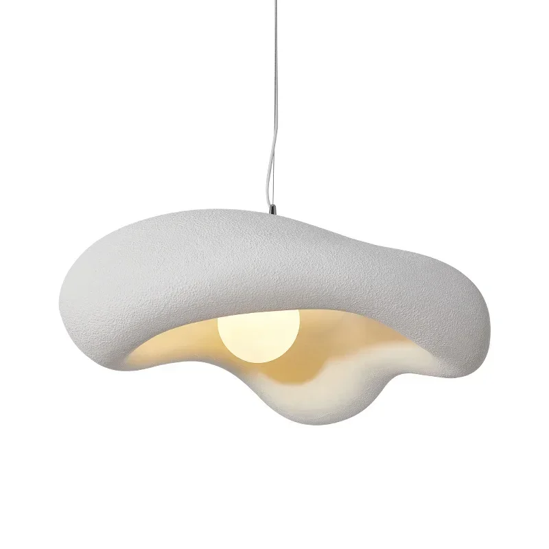 

Nordic Wabi-Sabi Ceramic LED Chandelier Handmade Ceiling Pendant Light for Hotel Lobby B&B Dining Table Bedroom Pendant Lighting