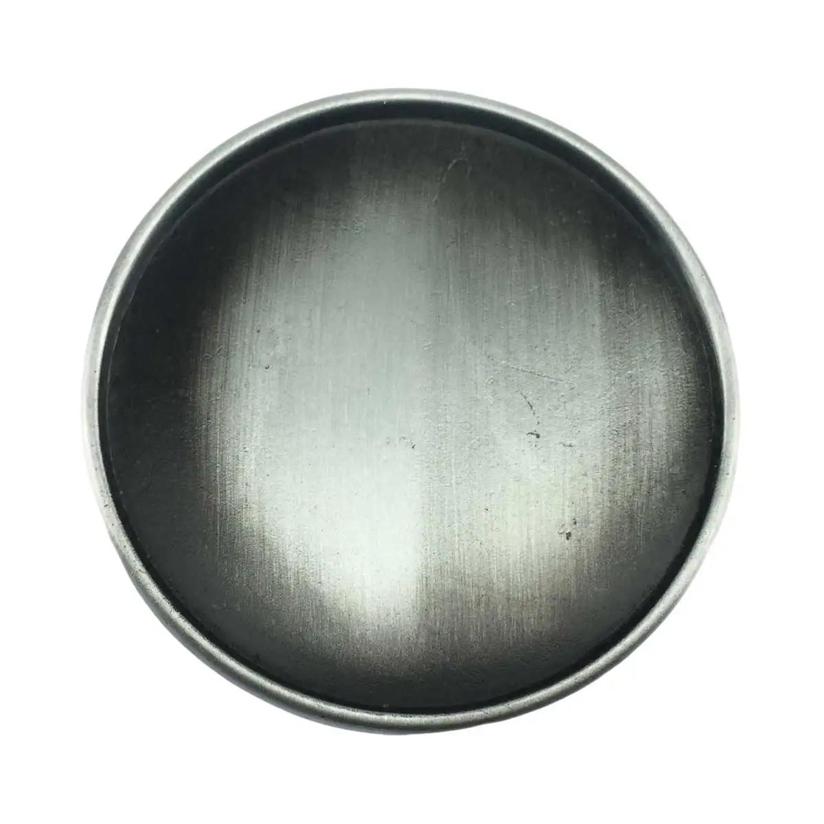 A Retro Circular Flat Smooth Plate DIY Metal Belt Buckle
